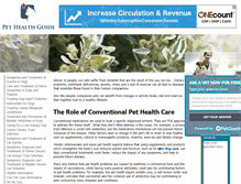 Tablet Screenshot of pet-health-guide.com